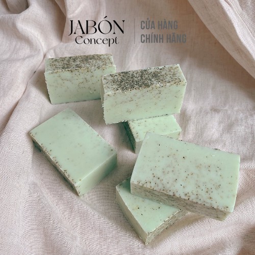 Xà Bông Handmade 80gram Bạc Hà và Tinh Dầu Tràm Trà Xà Phòng Hữu Cơ Giảm Mụn Thiên Nhiên Jabón Concept | BigBuy360 - bigbuy360.vn