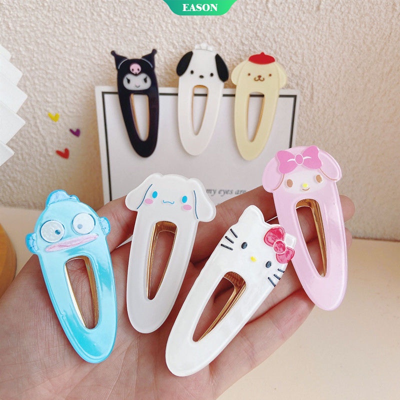Kẹp Tóc Hình Giọt Nước Phong Cách Disney Sanrios Kawaii Kuromi My Melody Dễ Thương Chất Lượng Cao Cho Bạn Gái [WET]