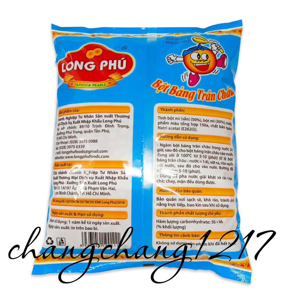 [Mã 77FMCGSALE1 giảm 10% đơn 250K] Trân Châu Long Phú Đen Gói 1kg | BigBuy360 - bigbuy360.vn