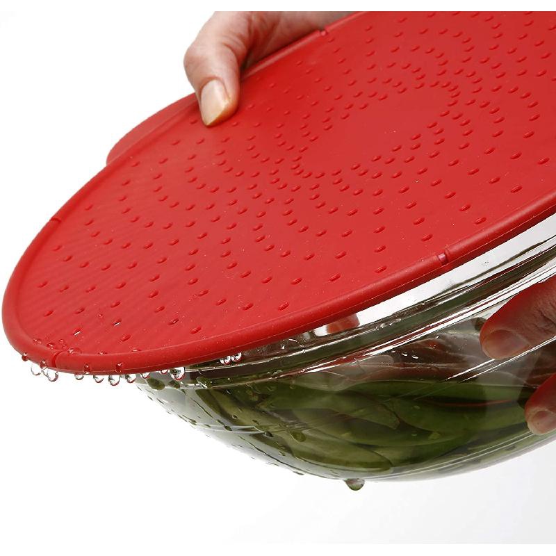 Nắp đậy nồi ANAEAT bằng silicon 3 trong 1 đa năng tiện dụng tùy chọn màu sắc