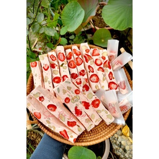 Túi 200g Kẹo Nougat - công thức lòng trắng trứng và mạch nha, ít ngọt, không đường, siêu nhiều hạt, nhiều mứt, nhiều vị