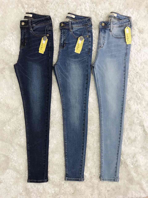 jeans skinny  dài mặc cá chân