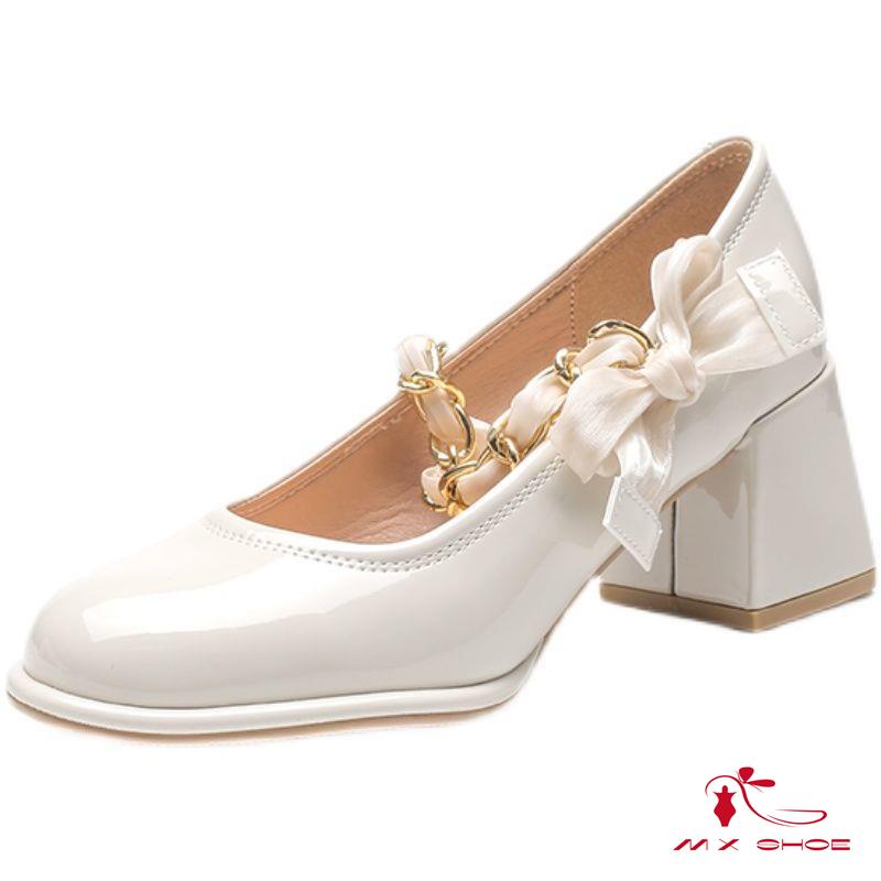 Giày Cao Gót Mary Jane Thiết Kế Mới Đế Dày 2022 Thời Trang Cho Nữ