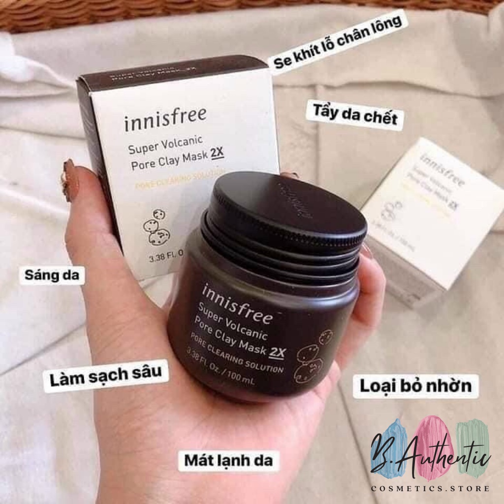 Siêu mặt nạ chăm sóc lỗ chân lông  innisfree Super Mask 2X 100ml-thu nhỏ lỗ chân lông,tẩy da chết | BigBuy360 - bigbuy360.vn
