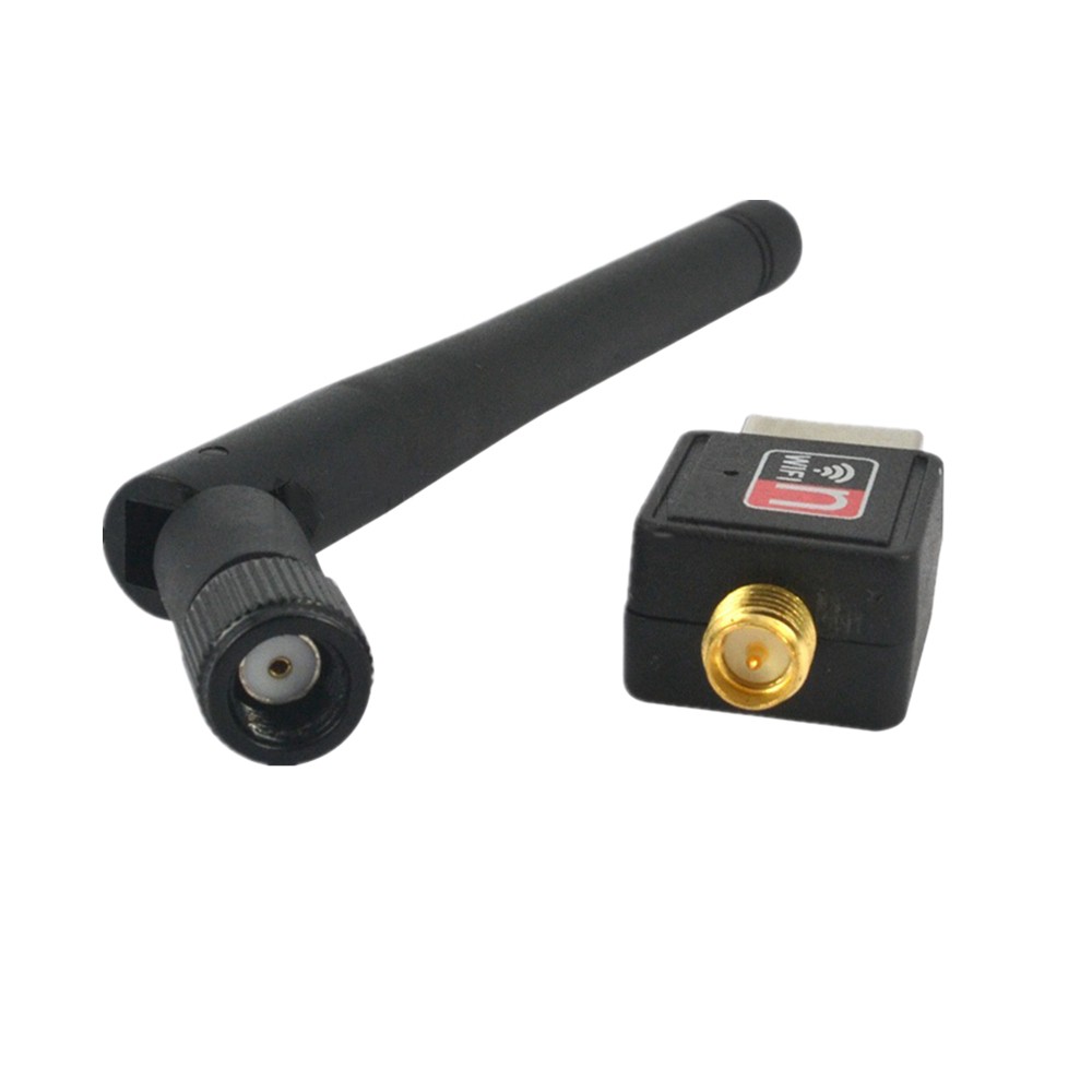 Bộ thu mạng không dây Mini Ethernet kết nối USB Wifi 150Mbps MT7601 với ăng ten | BigBuy360 - bigbuy360.vn