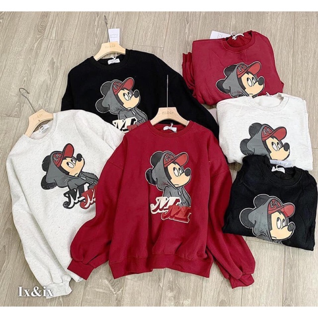 Áo nỉ bông mickey