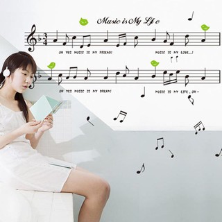 Decal dán tường âm nhạc AY7106