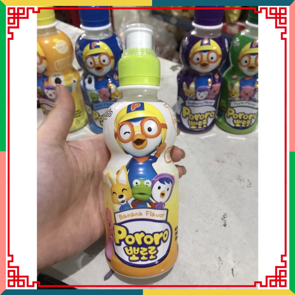 HOT LIKE Nước hoa quả PORORO korea - 6 vị 235ml