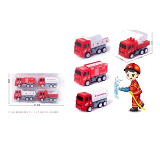 XE CỨU HỎA CHẠY TRỚN ( SET 4 CHIẾC)