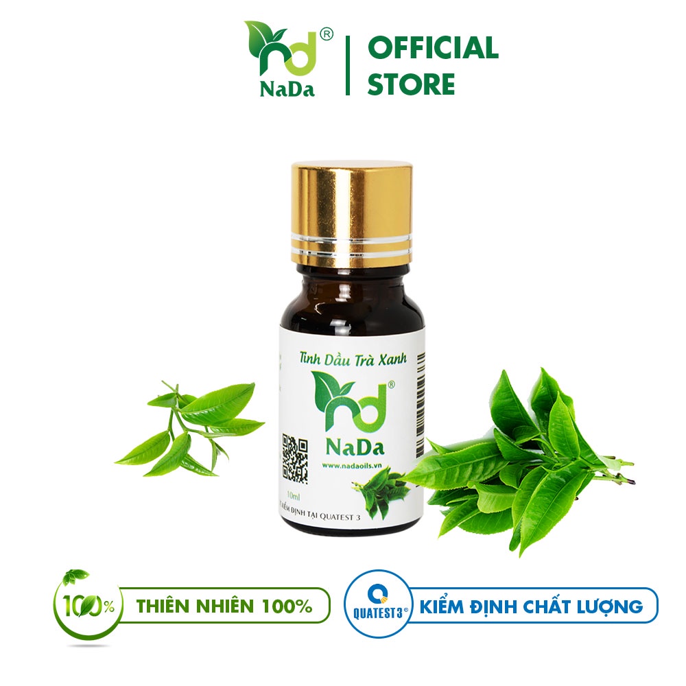 Tinh dầu Trà xanh NADA nguyên chất cao cấp từ thiên nhiên, có kiểm định, thơm phòng, đuổi côn trùng 10ml,50ml,100ml