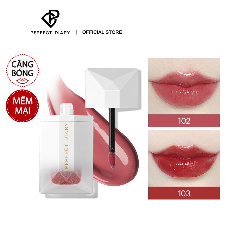 Son Môi Perfect Diary ReadMe Rippled High Shine Finish 6 Dreamy Shades 4g | BigBuy360 - bigbuy360.vn