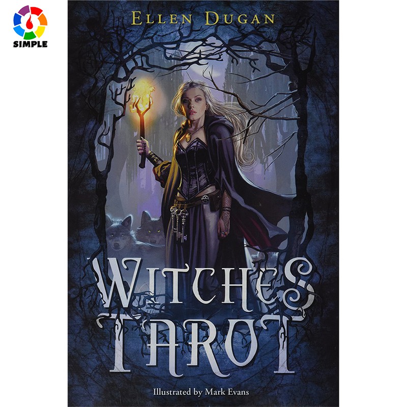 Witches Tarot Cards Box Set Game English Tarot Deck Table Card Game Board Games Party Playing Cards 