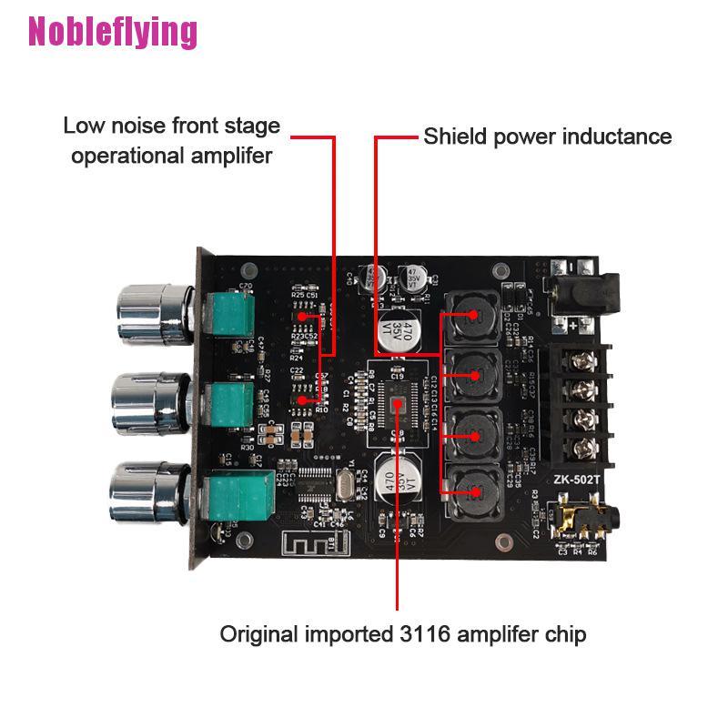 Bảng Mạch Khuếch Đại Âm Thanh 2x50w Bluetooth 5.0 Tpa3116d2 Chuyên Dụng