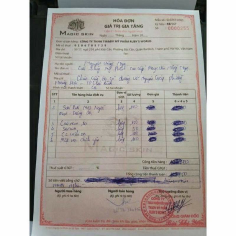 Serum yến căng bóng Magic Skin dưỡng ẩm chống lão hoá