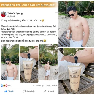 GEL TAN MỠ GỪNG QUẾ TICI ( GIẢM 5CM SAU 7 NGÀY )