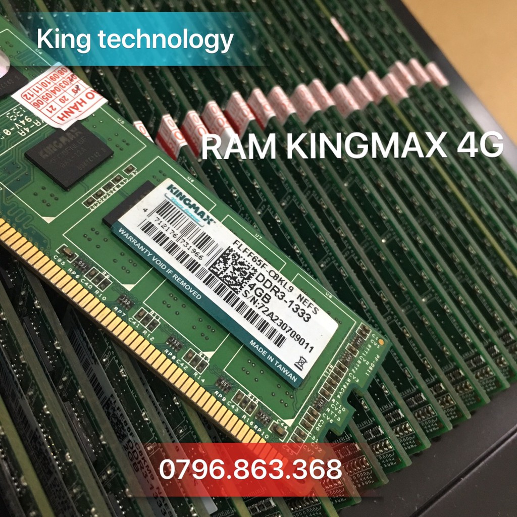 RAM KINGMAX, KINGSTON 2G, 4G DDR3 1333 PC