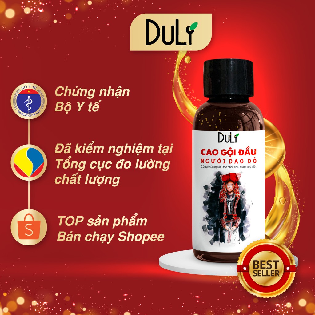 Cao Dầu Gội Thảo Dược Dulive Người Dao Đỏ Ngừa Rụng Tóc - 50ml