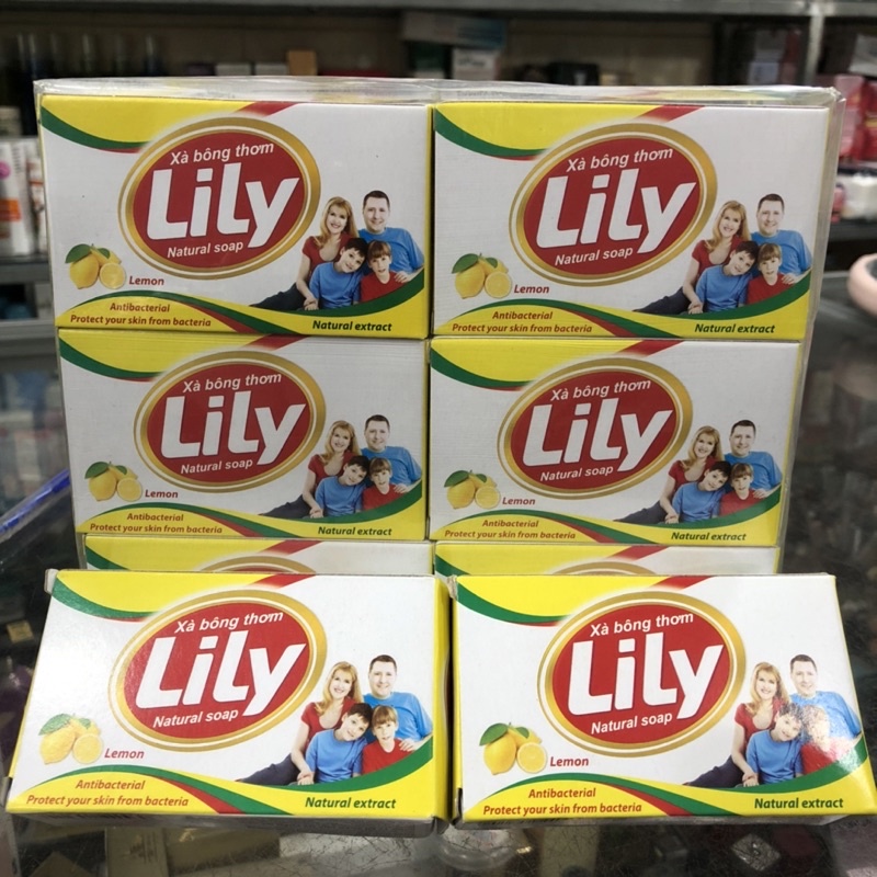 Xà phòng cục Lily hương chanh 90g