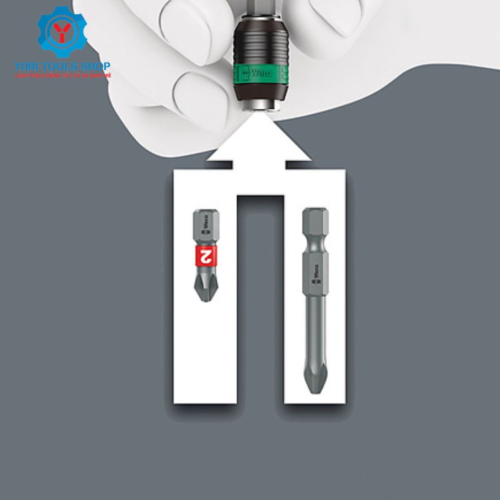 Tua Vít Lục Giác Wera 1/4" 416 R - 05023404001