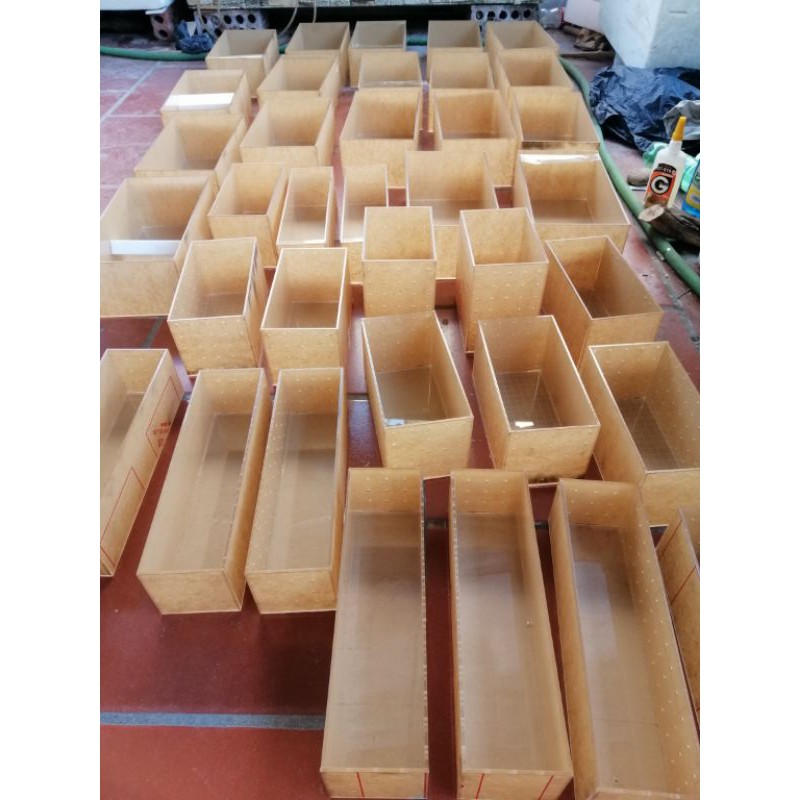 Hộp đựng phân nền acrylic cho hồ tép