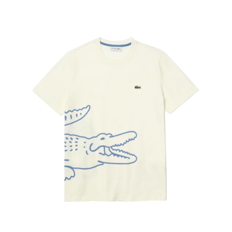 Áo Thun cotton Ngắn Tay In Chữ Laco Thời Trang Cho Nam Nữ