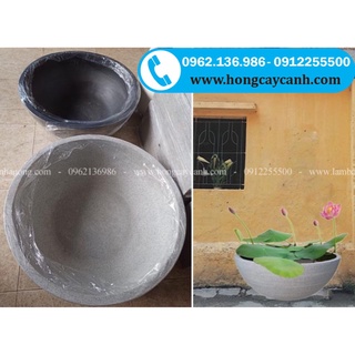Chậu tròn trồng sen, súng ii chậu trồng cây, nuôi cá