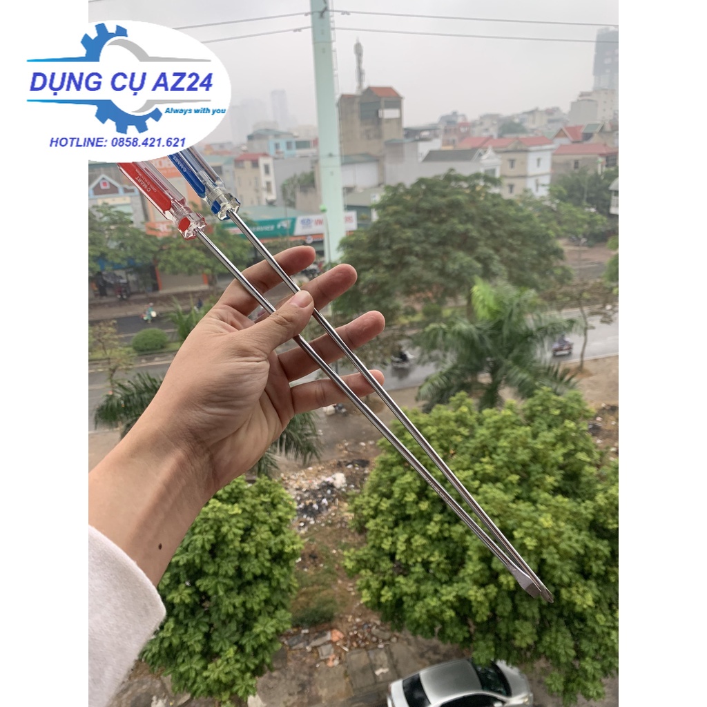 Tô vít dài 300mm có từ tính bằng thép CR-V chất lượng cao  C-MART