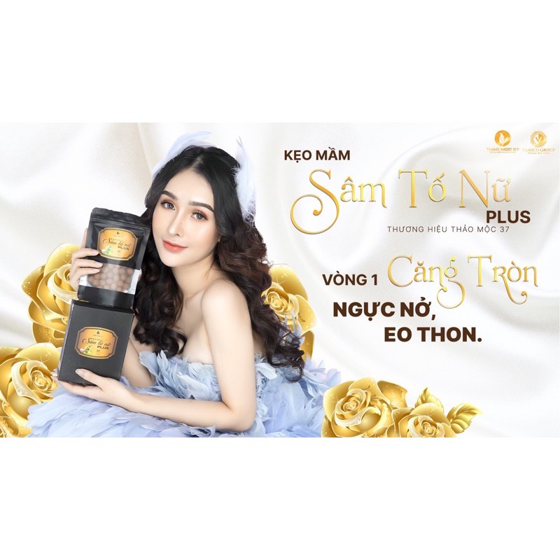 Kẹo mầm Sâm tố nữ x2 plus Thảo Mộc 37