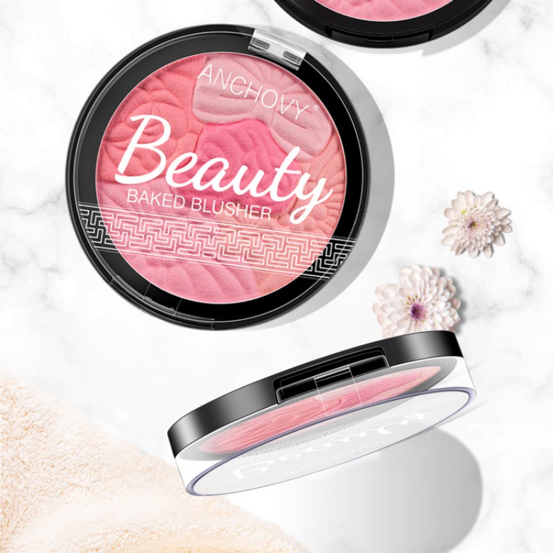 [Hàng mới về] Bảng phấn má hồng Anchovy 5 màu trang điểm lâu trôi 59g | BigBuy360 - bigbuy360.vn