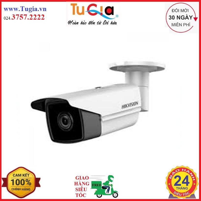 Camera IP HIKVISION DS-2CD2T85FWD-I8 8MP Thân Trụ - Hàng Chính Hãng