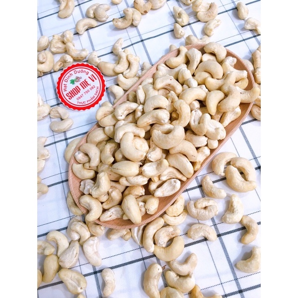 HẠT ĐIỀU TƯƠI BÌNH PHƯỚC NGUYÊN HẠT làm sữa 500GRAM