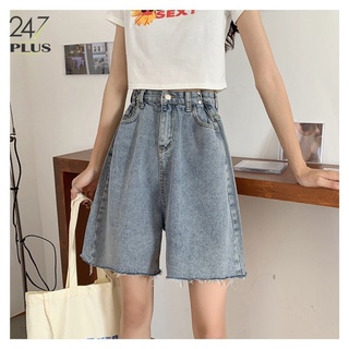 Quần Short Jean Móc Cài