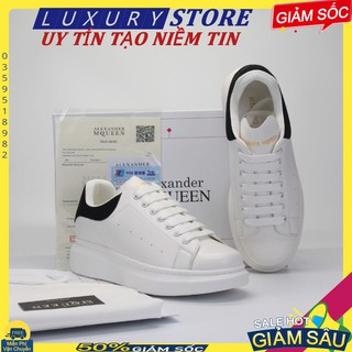 [FREE SHIP-HOTTREND] 🔥Giày thể thao sneaker🔥 MCQ gót nhung đen full box MET1 luxury Stoer