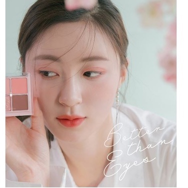 [Rom&amp;nd] [Milk Series] Bảng phấn mắt 4 ô xinh xắn Hàn Quốc Romand Better Than Eyes 6.5g