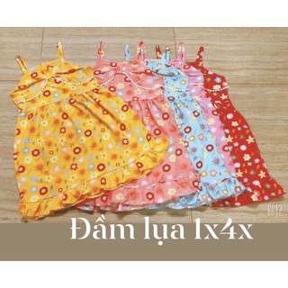 đầm lụa bé gái tự chọn mẫu