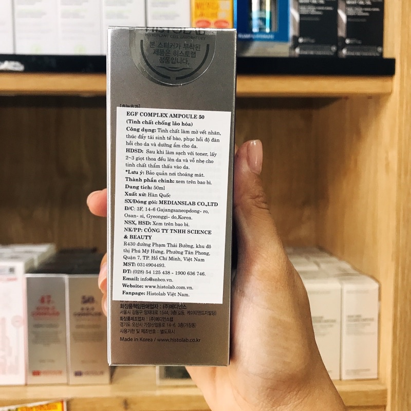 Tinh Chất Trẻ Hoá Da Histolab 50% EGF Complex Ampoule 50ml
