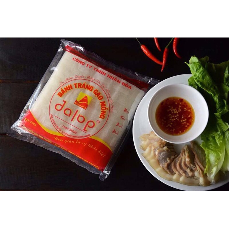 Bánh tráng gạo mỏng Dalop (16x16cm) | BigBuy360 - bigbuy360.vn
