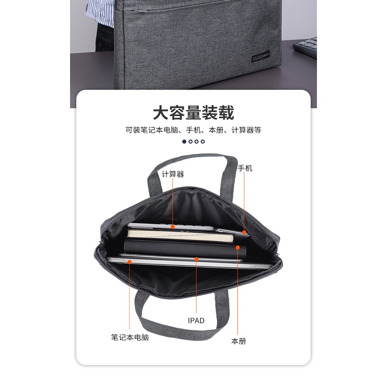 Túi Xách Vải Canvas Màu Sắc Đơn Giản Thời Trang Công Sở Cho Nam Giới | BigBuy360 - bigbuy360.vn