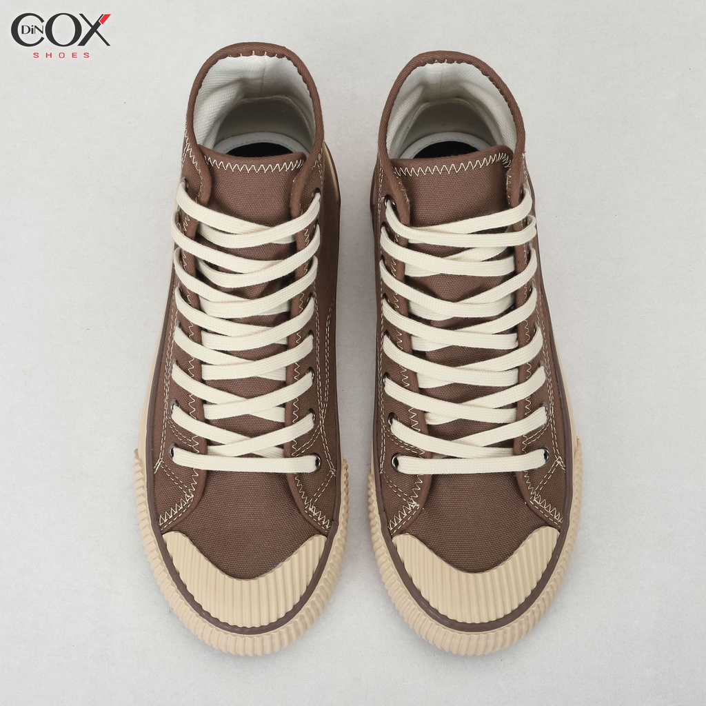 Giày Sneaker Vải Unisex DINCOX D21 Phong Cách Ấn Tượng Hi Chocolate