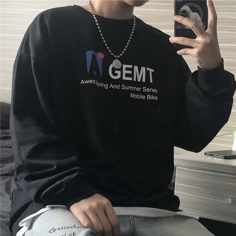 Áo nỉ sweater nam nữ form rộng Yinxx, áo thun tay dài vải nỉ bông unisex SWT811