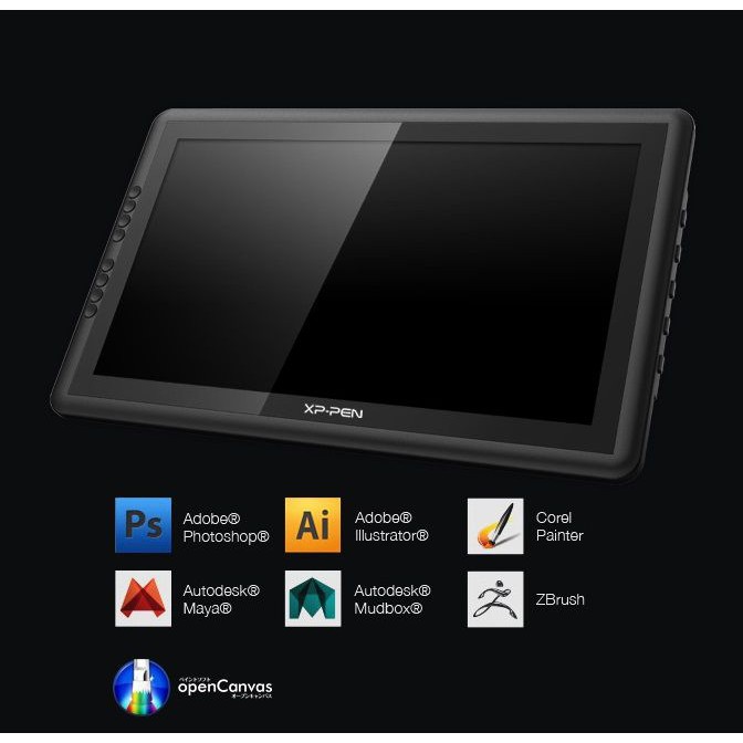 BẢNG VẼ MÀN HÌNH XPPEN ARTIST 16 PRO FULLHD 1080P LỰC NHẤN 8192 92% ADOBERGB