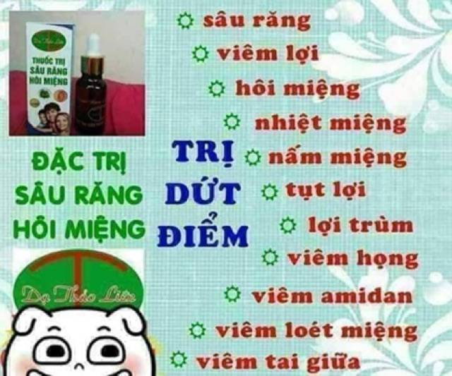 Tinh dầu răng miệng gia truyền dạ Thảo Liên