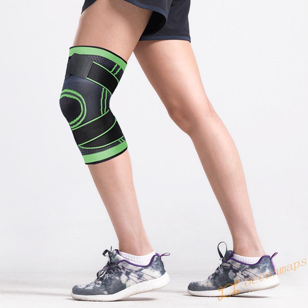 【Popular】Compression Knee Pad Anti Slip Basketball Running Cycling Sports Knee Brace