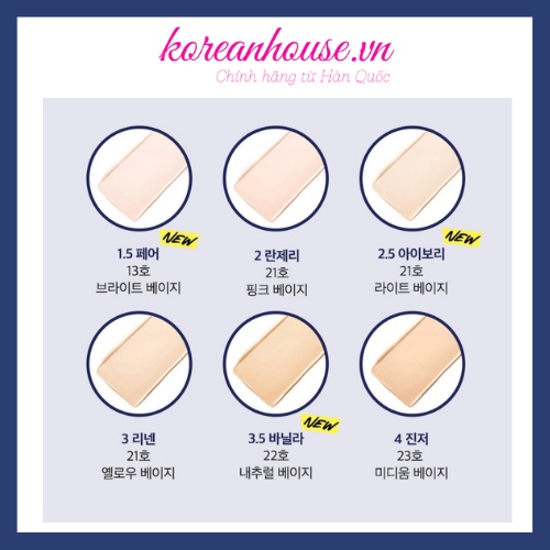 [Chính hãng][Kèm lõi refill] PHẤN NƯỚC CLIO KILL COVER FOUNWEAR CUSHION ALL NEW_Phiên bản 2021