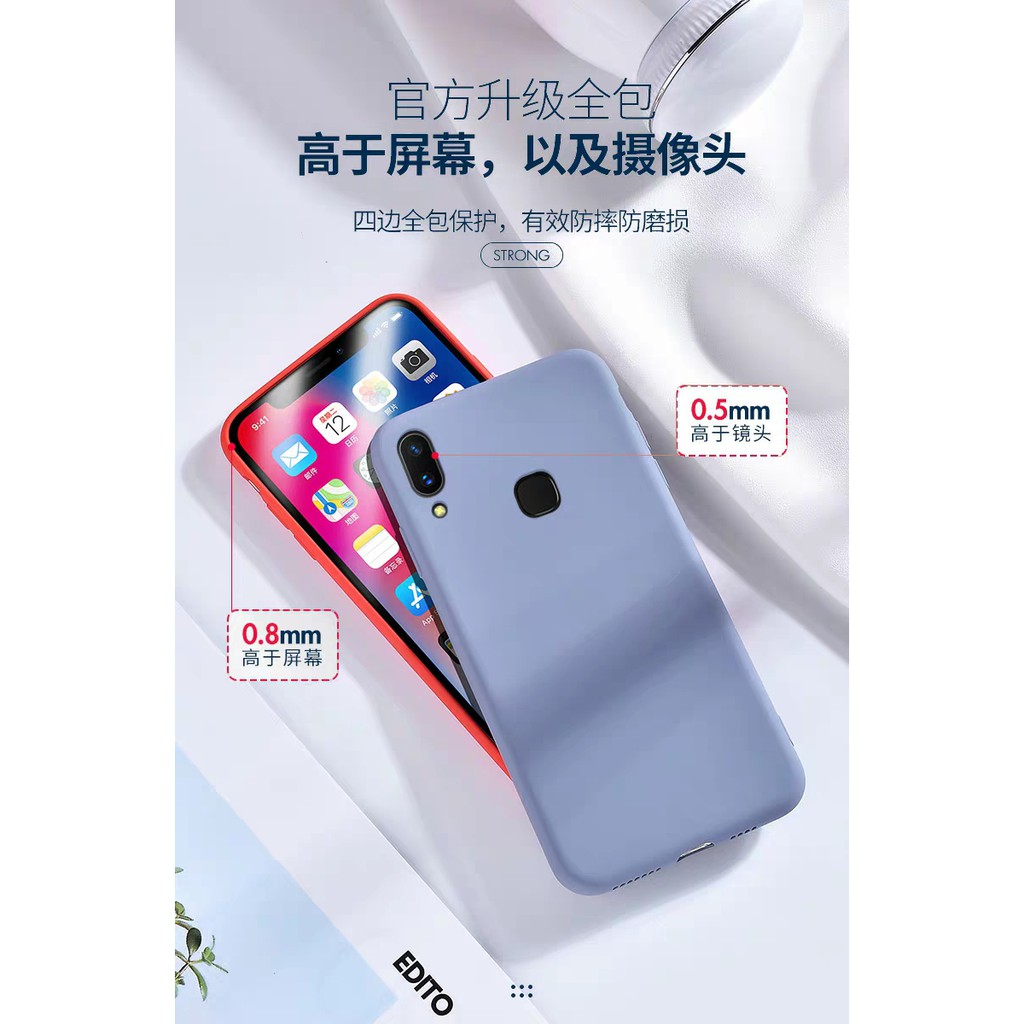 Ốp điện thoại silicone đơn giản cho vivo x21 x23 v11 x20pro v9 | BigBuy360 - bigbuy360.vn