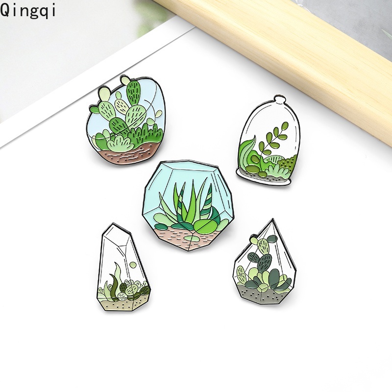 Ghim cài áo Miss Zoe hoạt hình cây xương rồng dễ thương