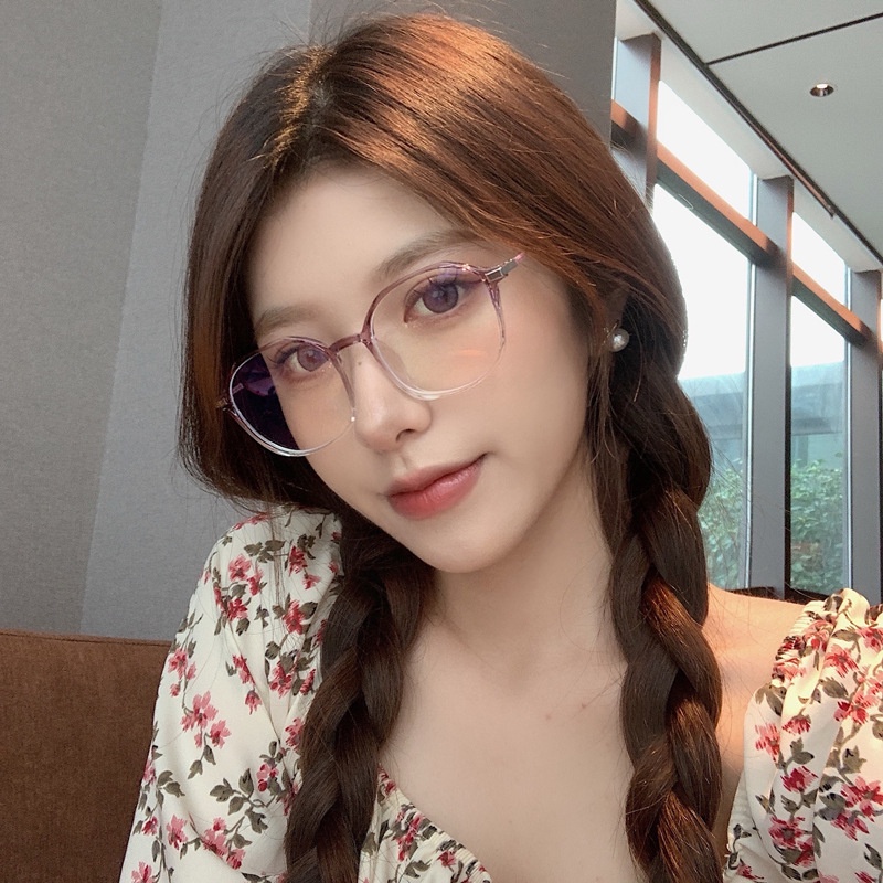 Mắt kính cận VIENDO tròng đổi màu chống ánh sáng xanh phong cách Hàn Quốc cho nam nữ