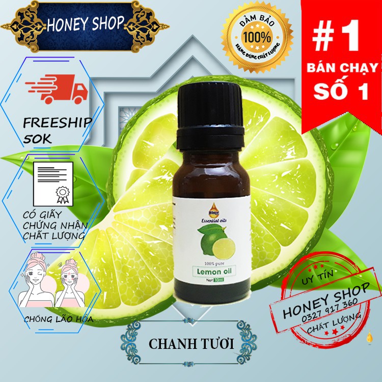 [FREESHIP] Tinh Dầu Thiên Nhiên Nguyên Chất Lọ 10ml - Tinh dầu thơm phòng đuổi muỗi hiệu quả