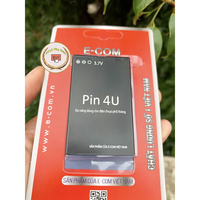 Pin nokia 4C 5C 4U 4UL Dung Lượng Cao 1500mah - Hãng E-Com - Pin xịn dung lượng thật 100%