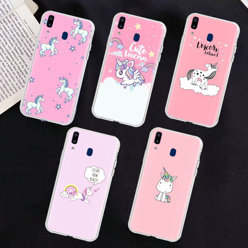 Ốp Điện Thoại Trong Suốt In Hình Kỳ Lân Cho Asus ZenFone 2 Strix M2 4 Phone 4S 5Z M1 3 5 Shot Live ROG Pegasus Max Plus Pro